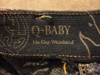 WRANGLER Q Baby No Gap Waistband Mid Rise Straight Leg Stretch Jeans 