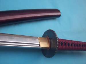   in carbon steel blade iron Tusba Japanese samurai swords in new  