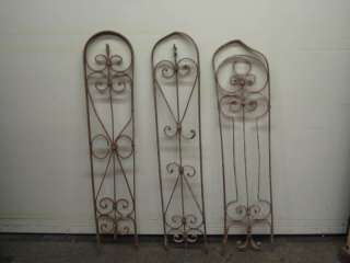 Antique Architectural Wrought Iron Panel for Parts  
