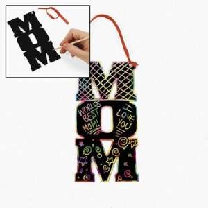  Magic Color Scratch Mom Ornaments   Craft Kits & Projects 