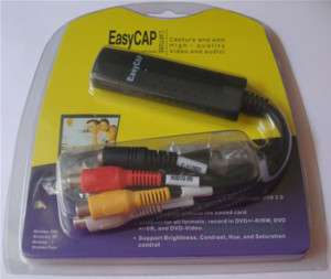EasyCAP DC60 v2.1C TV DVD VHS Video Audio Capture Vista  