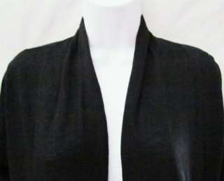 DESIGN HISTORY New Black Shrug Wrap Cardigan Jacket Top Shirt Womens S 