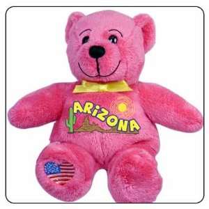  Arizona Symbolz Plush Pink Bear Stuffed Animal: Toys 
