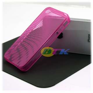 1x Soft Crystal TPU Silicone Gel Skin Case iPhone 4 4G  