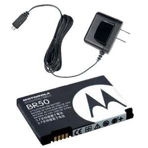  BR50 Battery and Wall Travel Charger for Motorola Razr V3 