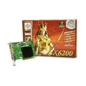  MSI nVidia GeForce 6200AX 256MB Dual VGA DVI S VIDEO AGP Video Card 