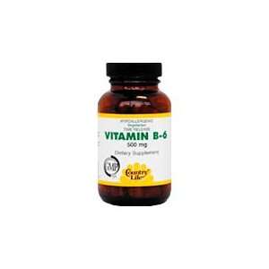  Vitamin B 6 500mg 60 Tablets