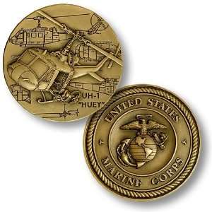 Huey Helicopter Challenge Coin