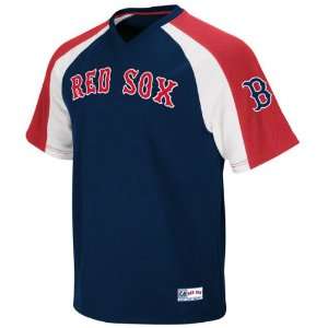  Boston Red Sox Navy Crusader V Neck Youth Jersey: Sports 
