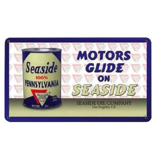  Seaside Motor Oil Sign: Home & Kitchen