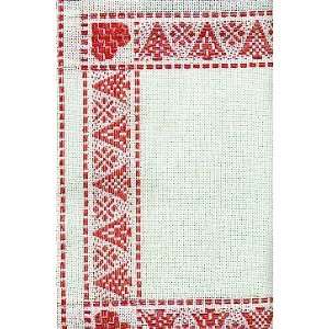  Red/White Tannenbaum Afghan Arts, Crafts & Sewing