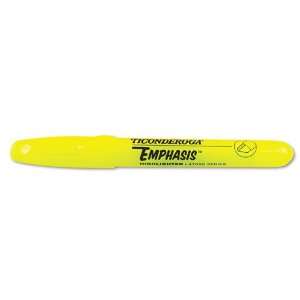  Products   Ticonderoga   Emphasis Desk Style Highlighter, Chisel Tip 