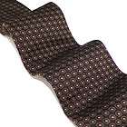 JOHN VARVATOS Brown Pink Beige Spotted 5 Fold Handmade Tie NWT