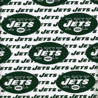 NFL New York Jets Cotton Printed Fabric  Per Yard   NFLShop