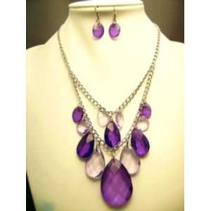  Fashion Jewelry Necklace with Earrings 