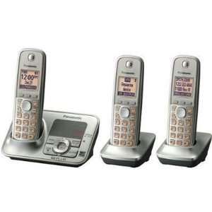 com NEW PANASONIC KX TG4133N DECT 6.0 CORDLESS PHONE (3 HANDSETS) (KX 