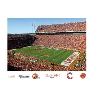   Clemson Tigers Memorial Stadium Mural Wall Graphic: Sports & Outdoors