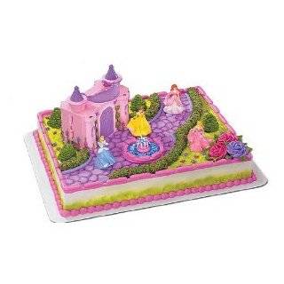 Disney Princess 21 Piece Birthday Cake Topper Set Featuring Princess 