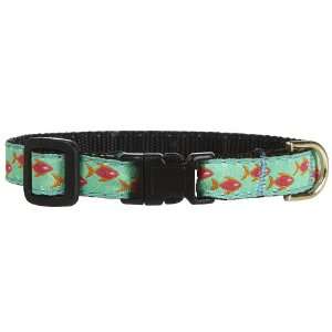  Up Country Tropical Fish Cat Collar   Size 10 Pet 