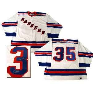 Mike Richter and Brian Leetch New York Rangers Dual Autographed Jersey 