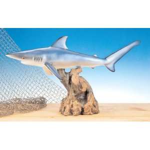  Land & Sea Blue Shark Fiberglass Statue