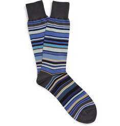 Paul Smith  Striped Cotton Blend Socks