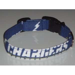   Chargers Football Dog Collar Style 2 X Small 1/2 