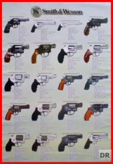 POSTER REVOLVER SMITH & WESSON 90 cm x 60 cm (NEU) P22  