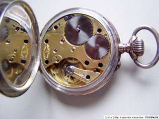 Taschenuhr SILBER 800 Uhrwerk Viktoria Patent  