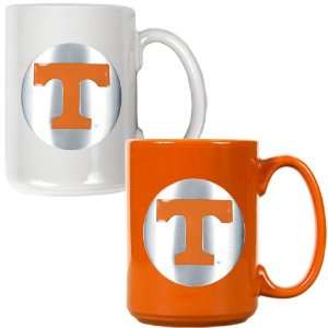  Tennessee 2 Piece Coffee Mug Set (Team Colors) Sports 