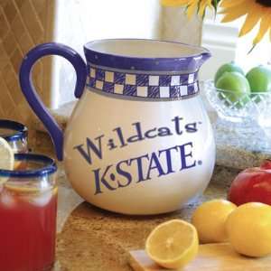 NCAA Kansas State University Wildcats Ceramic Drink Pitcher 