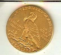 1910 $5 Indian Head Gold Half Eagle XF AGW L235 Bullion NO RESERVE 