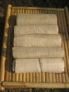 HEMP FABRIC,Hill Tribe 100% all Natural color,5 Rolls +  