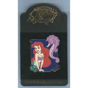   Auction Pin Ariel (Little Mermaid) and Seahorse LE 1000 Toys & Games