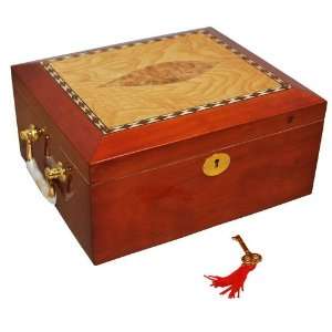   Rose Wood & Spanish Cedar Humidor Chest   50 Cigar Box