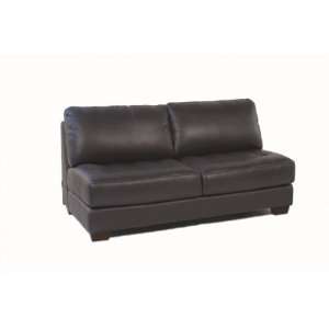  Diamond Sofa Zen Collection Tufted Leather Loveseat: Home 
