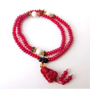   Bracelet with Kwan yin Buddha Pendant Beads Size 3mm X 5mm Jewelry