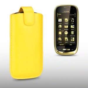  NOKIA ORO PU LEATHER CASE, BY CELLAPOD CASES YELLOW 