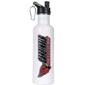  Arizona Cardinals 26oz Stainless Steel Water Bottle (White 