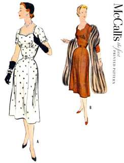 Vintage Stunning 1950s Mad Men Dress Pattern L@@K  