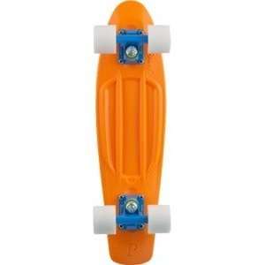  Penny Complete Skateboard   Orange Deck   Blue Trucks 