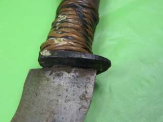 Antique African or Philippine knife dagger sword  