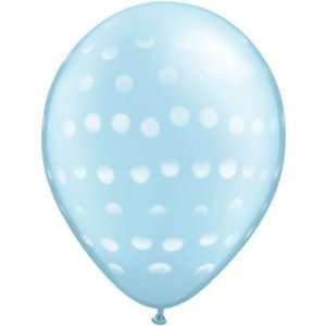    11 Polka Dot Spray Pearlized Balloons (25 ct): Toys & Games