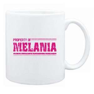  New  Property Of Melania Retro  Mug Name