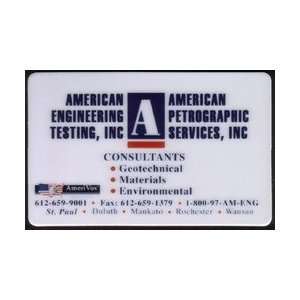    American Engineering Testing / American Petrographic Services PROOF