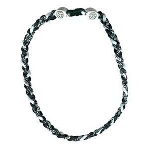    Titanium Ionic Braided Necklace   Volleyball: Sports & Outdoors