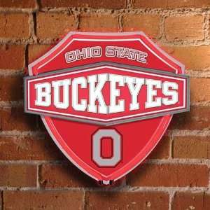  Ohio State Buckeyes Neon Shield Wall Lamp: Home 