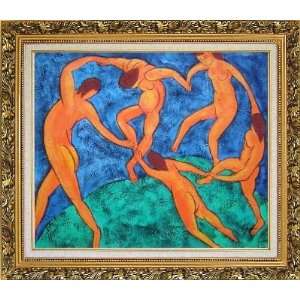  La Danse, Matisse Modern Oil Painting, with Ornate Antique 
