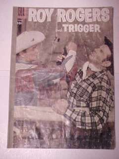 Roy Rogers #96 1955 Dell   A Pop Hollinger Rebuilt Comic  