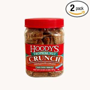 Hoodys Tropical Nut Crunch, 32 Ounce Large Pet Jar (Pack of 2 